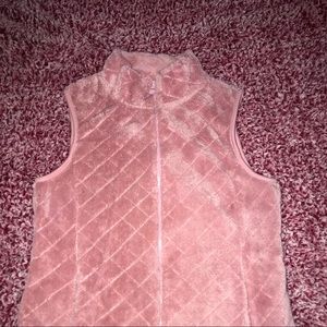Pink Fuzzy Vest